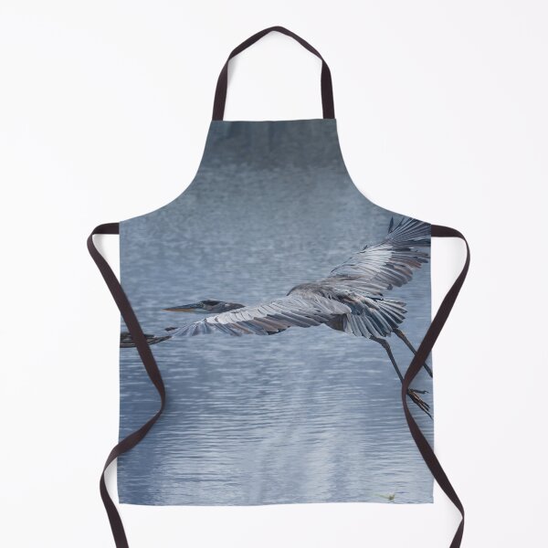Item preview, Great blue heron in flight designed and sold by Zina Stromberg.
