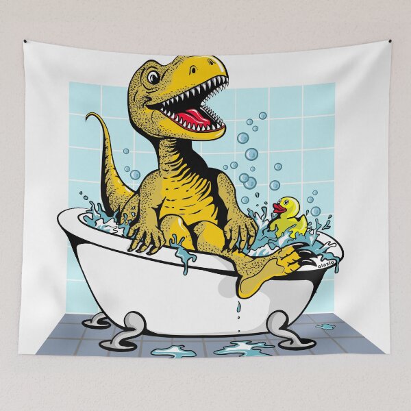 Item preview, Bathing Dinosaur designed and sold by olazlo.