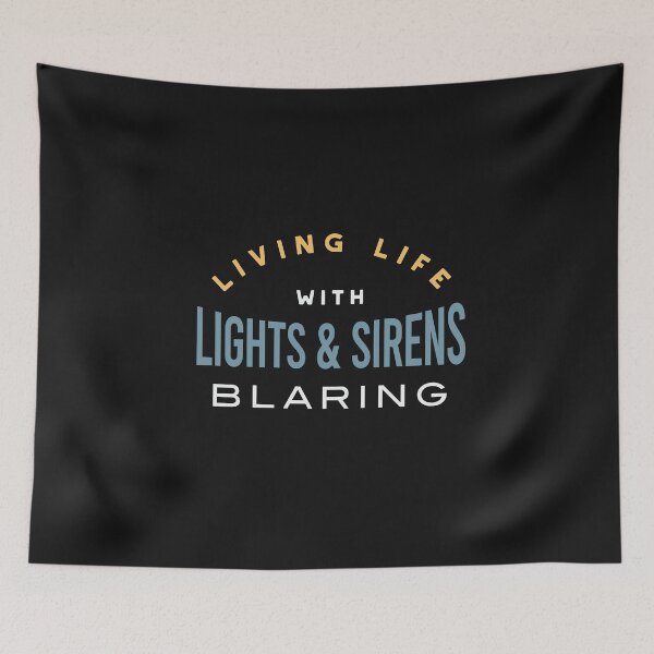 Item preview, Paramedic Living Life with Lights & Sirens Blaring designed and sold by whyitsme.