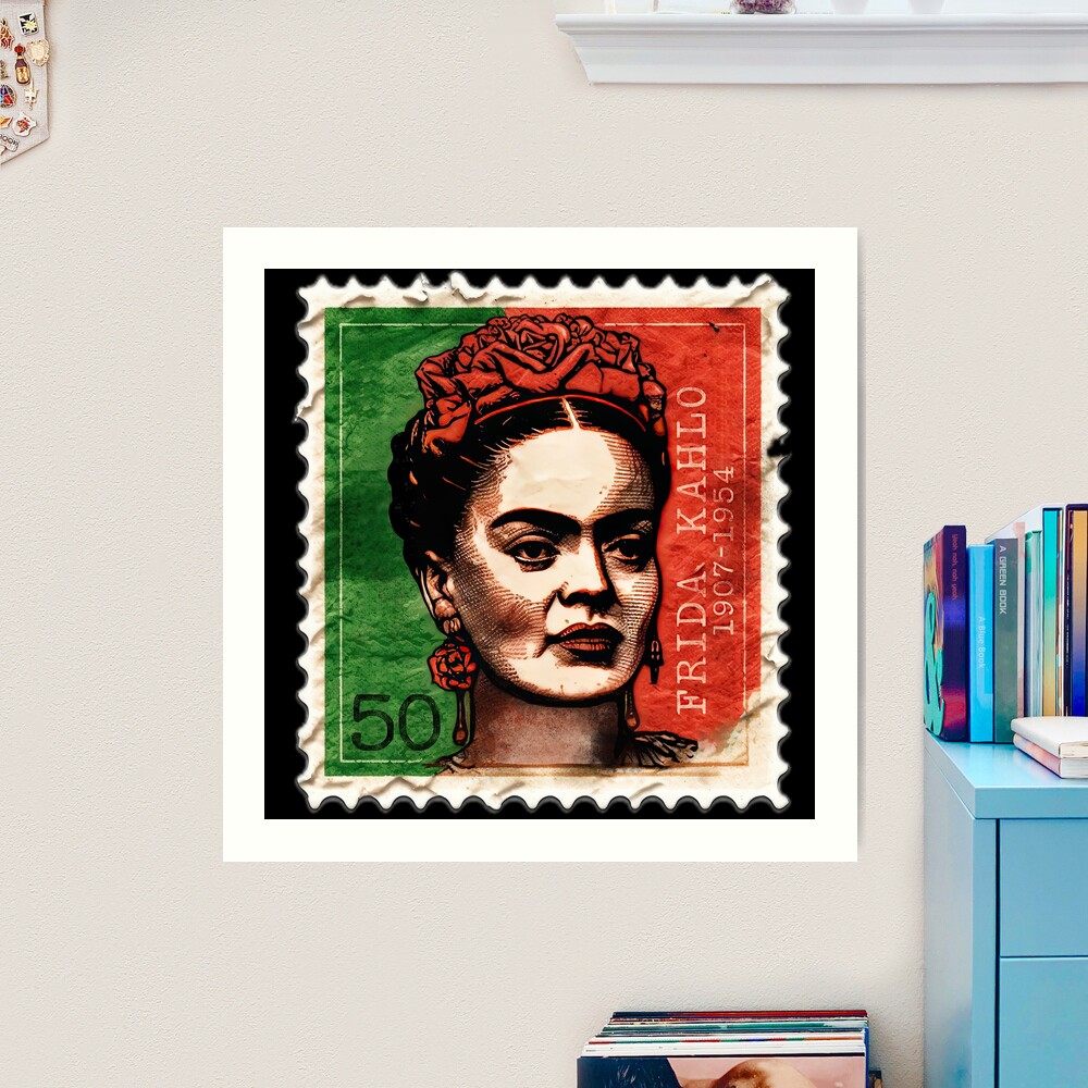 Frida Kahlo Postage Stamp Mexican