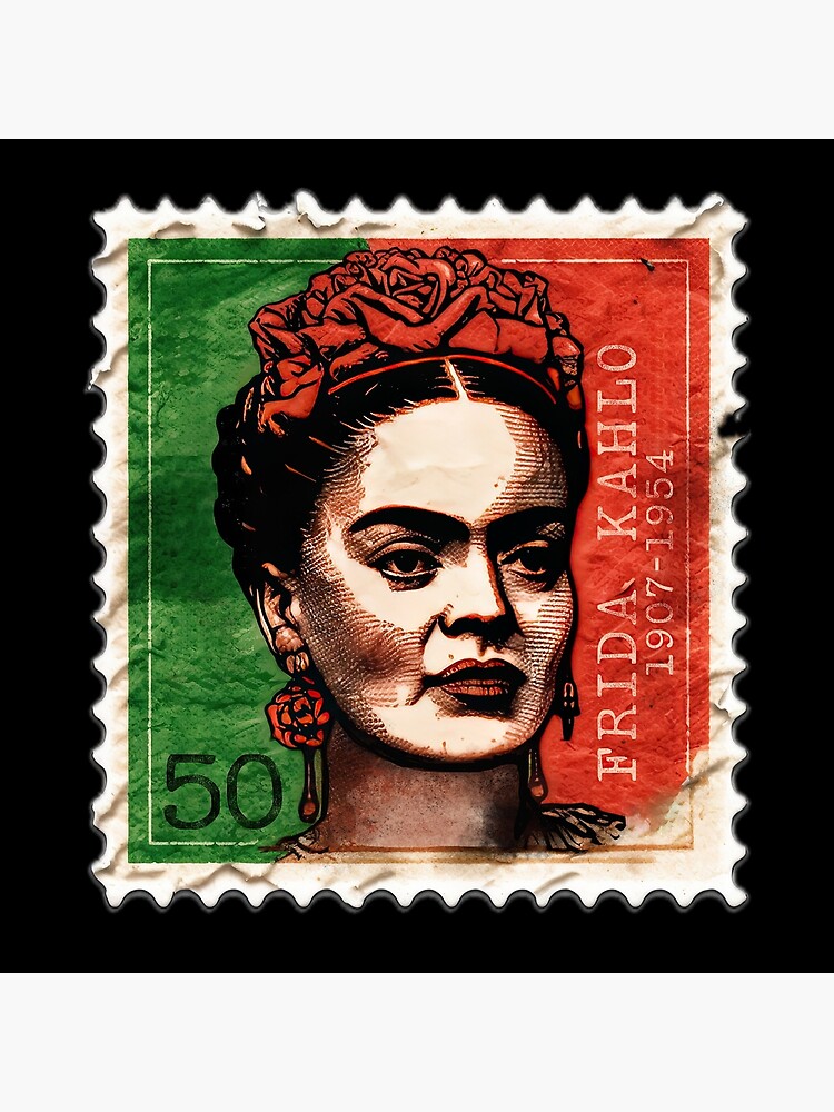 Frida Kahlo Postage Stamp Mexican