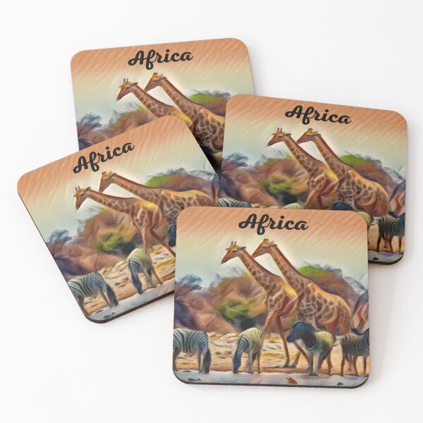 Item preview,  zebra and giraffe  africa safari designed and sold by LGMmugsdesign.