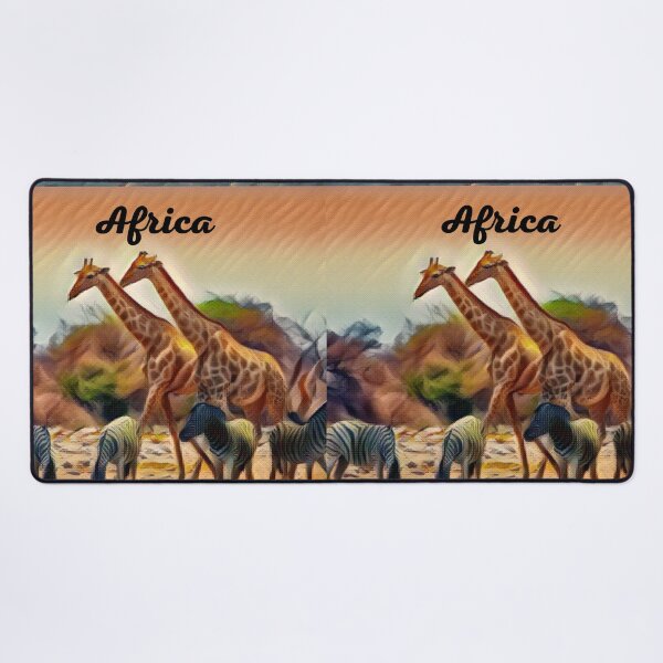 Item preview, zebra and giraffe africa safari designed and sold by LGMmugsdesign.