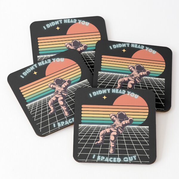 Item preview, Spaced Out Astronaut Retro Vintage 80s designed and sold by Way Cool Tees.