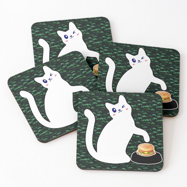 Item preview, cat eat burger designed and sold by Catsloversdotme.