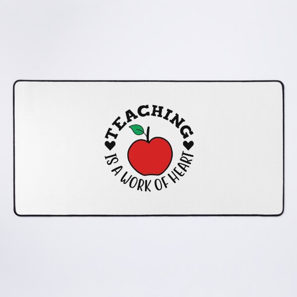Item preview, TEACHING IS A WORK OF HEART designed and sold by SticerOcean.