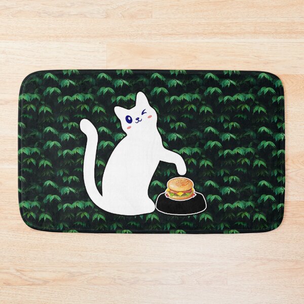 Item preview, cat eat burger designed and sold by Catsloversdotme.