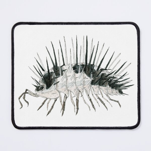 Item preview, White Skull Spiky Isopod designed and sold by paintedpansy.