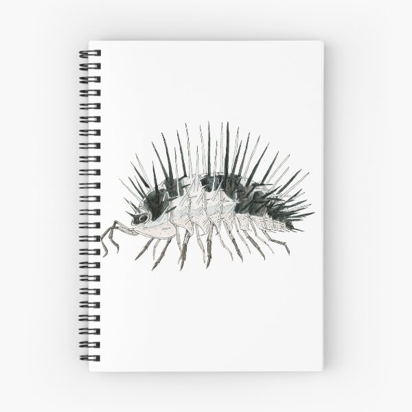 Item preview, White Skull Spiky Isopod designed and sold by paintedpansy.