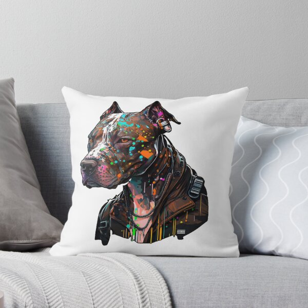 Artikelvorschau, CyberPunk-Pitbull Nr. 15 entworfen und verkauft von OregonArtForAll.