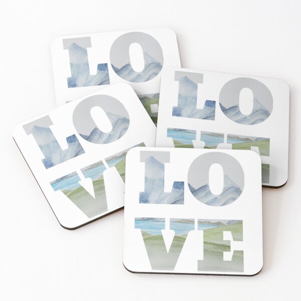 Item preview, LOVE mountain range  designed and sold by JewelsNova.