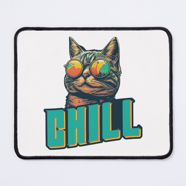 Item preview, Chill Retro Cat designed and sold by Mffl84.