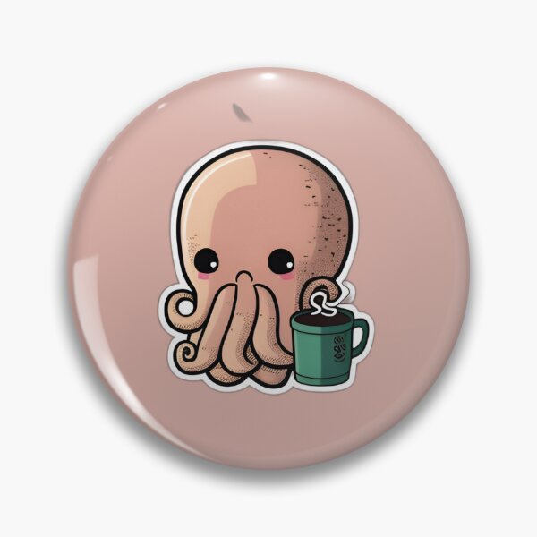 Item preview, Octopus Drinking Coffee designed and sold by beluxe.