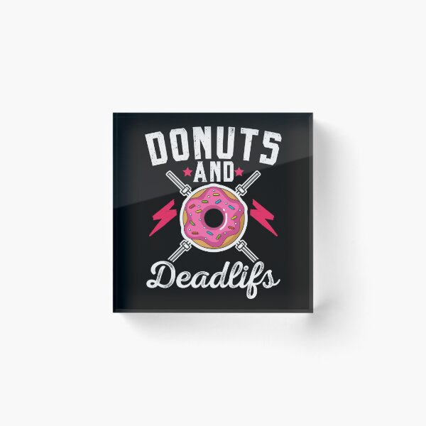 Item preview, Donuts And Deadlifts designed and sold by teeteeworld.