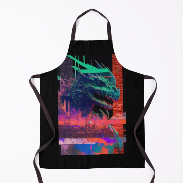 Artikelvorschau, GLITCH-PUNK-Drache entworfen und verkauft von RESToRAPTOR.