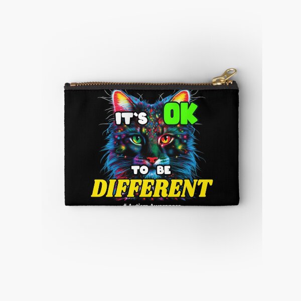 Item preview,  Its Ok To Be Different Autism Awareness Acceptance Women Kid Cat designed and sold by Animal-ink.
