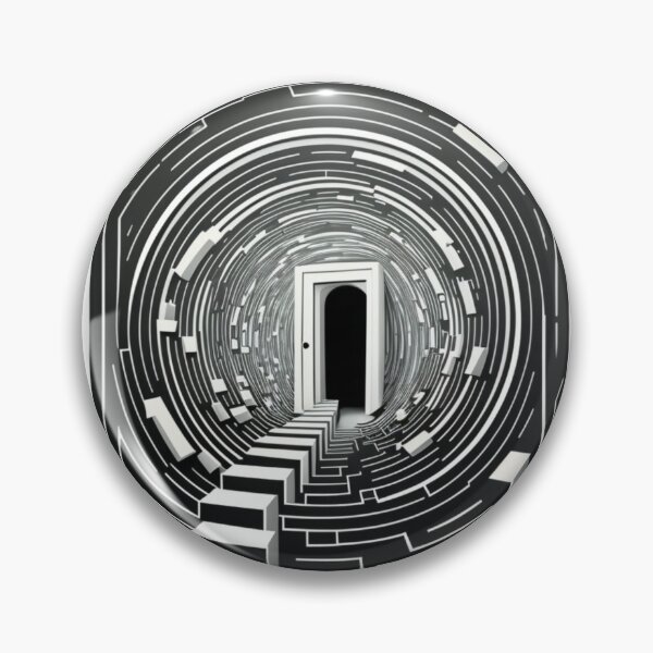 Item preview, Futuristic Interdimensional Portal Minimal Aesthetic Cyberpunk Sci Gate Door to Another World designed and sold by mintflavor.