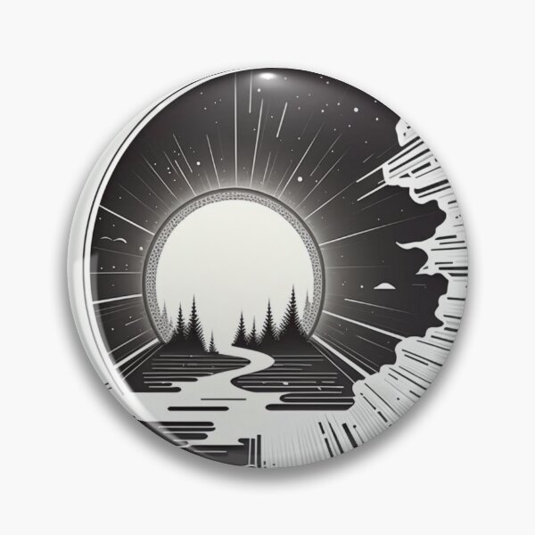Item preview, Futuristic Interdimensional Portal Minimal Aesthetic Cyberpunk Sci Gate Door to Another World designed and sold by mintflavor.