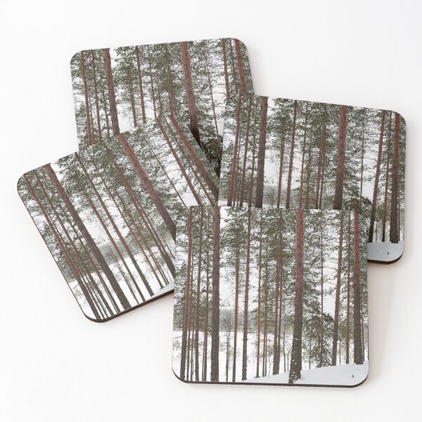 Item preview, Pines on white designed and sold by Jouko Lehto Photography.