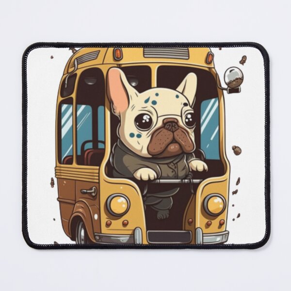 Item preview, Frenchie the Bus Driver French Bulldog designed and sold by PetsEnough.