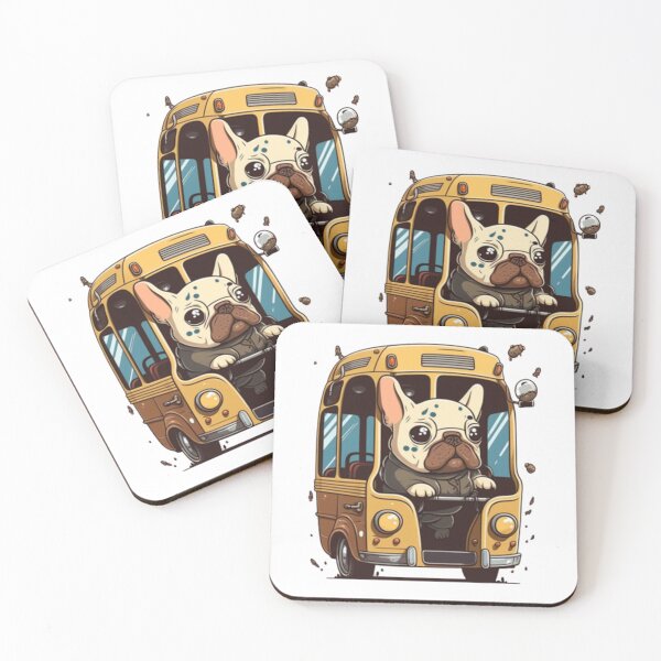 Item preview, Frenchie the Bus Driver French Bulldog designed and sold by PetsEnough.