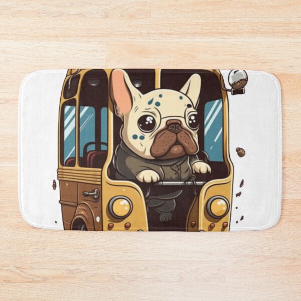 Item preview, Frenchie the Bus Driver French Bulldog designed and sold by PetsEnough.