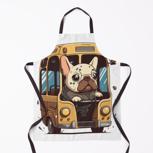 Item preview, Frenchie the Bus Driver French Bulldog designed and sold by PetsEnough.