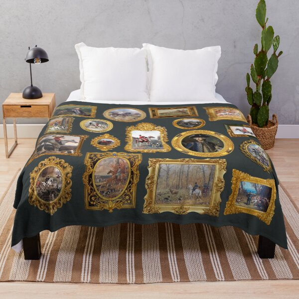 Item preview, Iconography of the hunting horn and the venery with baroque gilt frames. designed and sold by Zal-Production.