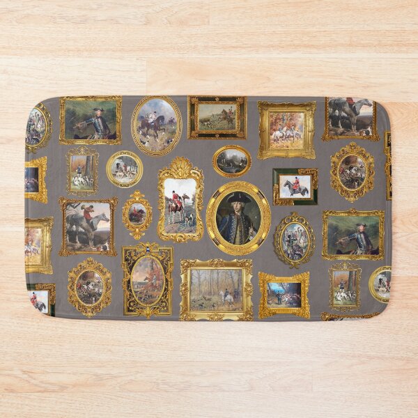 Item preview, Iconography of the hunting horn and the venery with baroque gilt frames. designed and sold by Zal-Production.