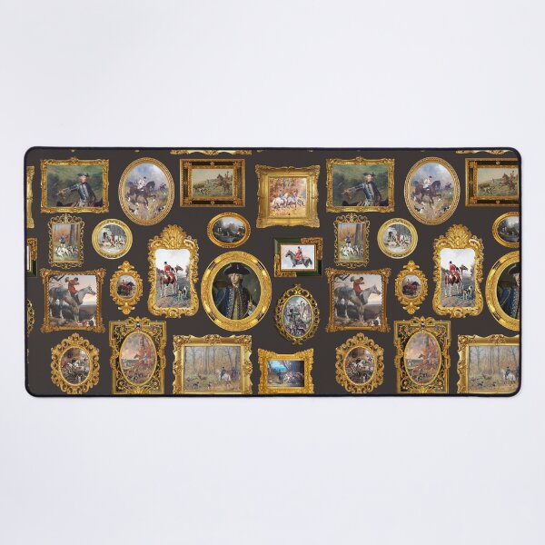 Item preview, Iconography of the hunting horn and the venery with baroque gilt frames. designed and sold by Zal-Production.