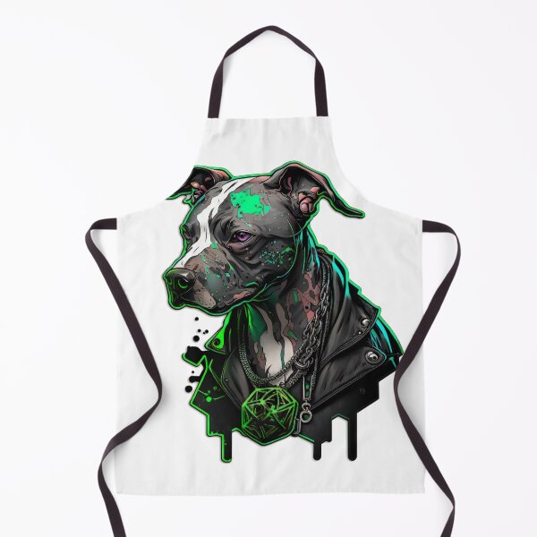 Artikelvorschau, Cyberpunk-Pitbull Nr. 18 entworfen und verkauft von OregonArtForAll.
