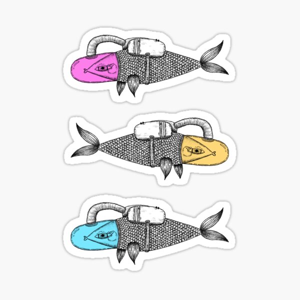 Fish Squad Sticker