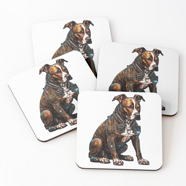 Artikelvorschau, CyberPunk-Pitbull Nr. 19 entworfen und verkauft von OregonArtForAll.
