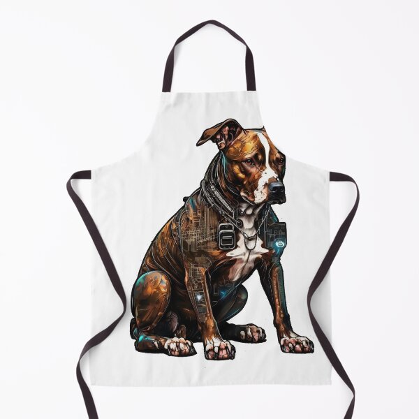 Artikelvorschau, CyberPunk-Pitbull Nr. 19 entworfen und verkauft von OregonArtForAll.
