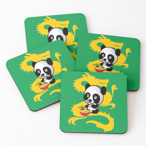 Item preview, Cute Panda Noodles with Dragon Background designed and sold by gorilla-tees.