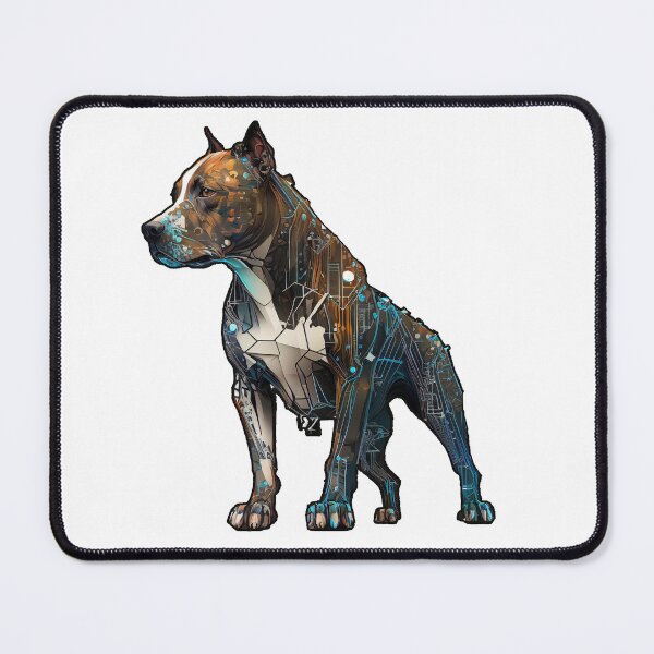 Item preview, CyberPunk Pitbull #21 designed and sold by OregonArtForAll.
