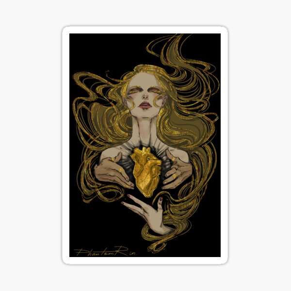 heart of gold Sticker