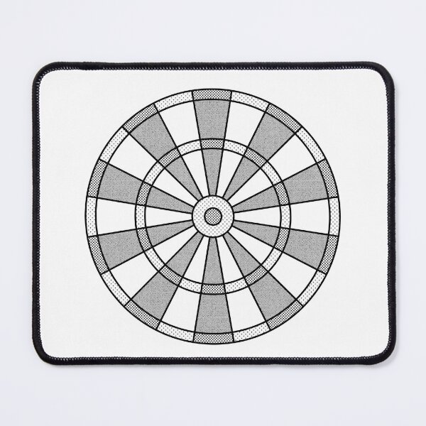 Item preview, Dartboard B&W - Darts Player Gift designed and sold by CourtOfApparel.