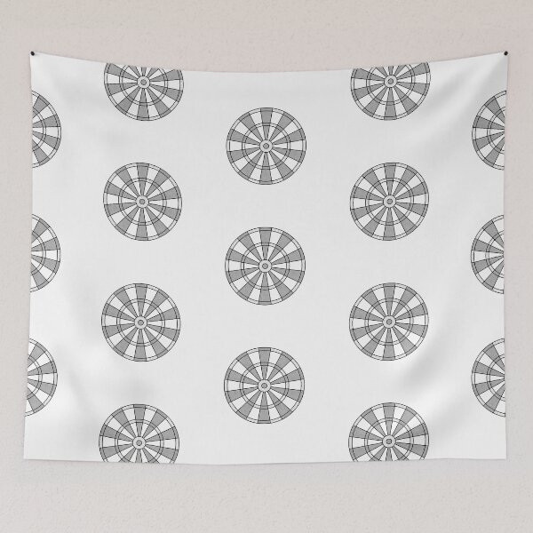 Item preview, Dartboard B&W - Darts Player Gift designed and sold by CourtOfApparel.