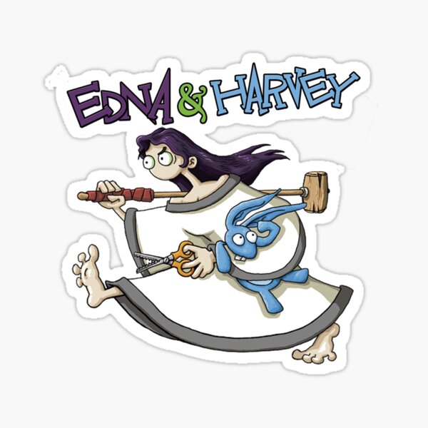 Aperçu de l'œuvre Edna et Harvey créée et vendue par Shelbionic.