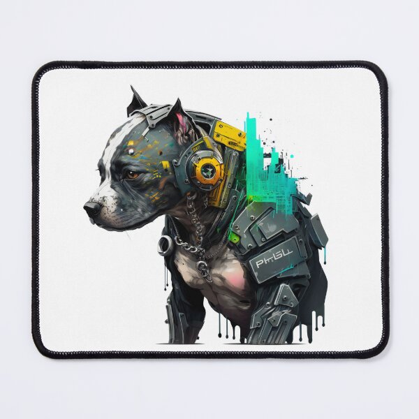 Item preview, CyberPunk DJ Pitbull #1 designed and sold by OregonArtForAll.