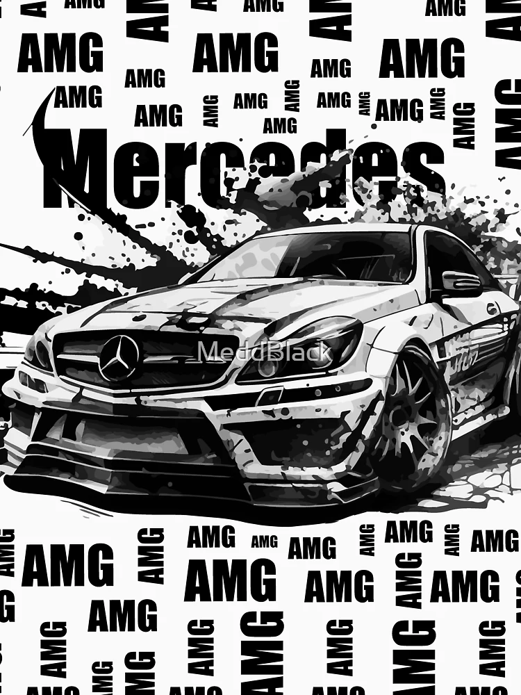 mercedes amg vector art Essential T-Shirt for Sale by MeddBlack