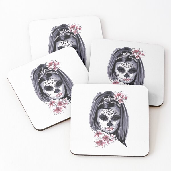 Item preview, La Calavera Catrina Skull Drawing Day of the Dead designed and sold by Gile-Shop.