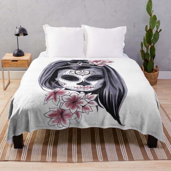 Item preview, La Calavera Catrina Skull Drawing Day of the Dead designed and sold by Gile-Shop.
