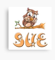 Sue Owl Canvas Print