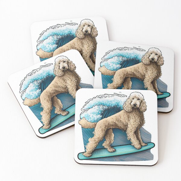 Item preview, Poodle Surfer: Hang Loose and Catch a Wave! designed and sold by McGee-Artistry.