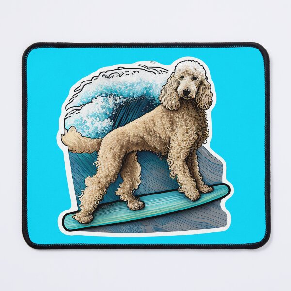 Item preview, Poodle Surfer: Hang Loose and Catch a Wave! designed and sold by McGee-Artistry.
