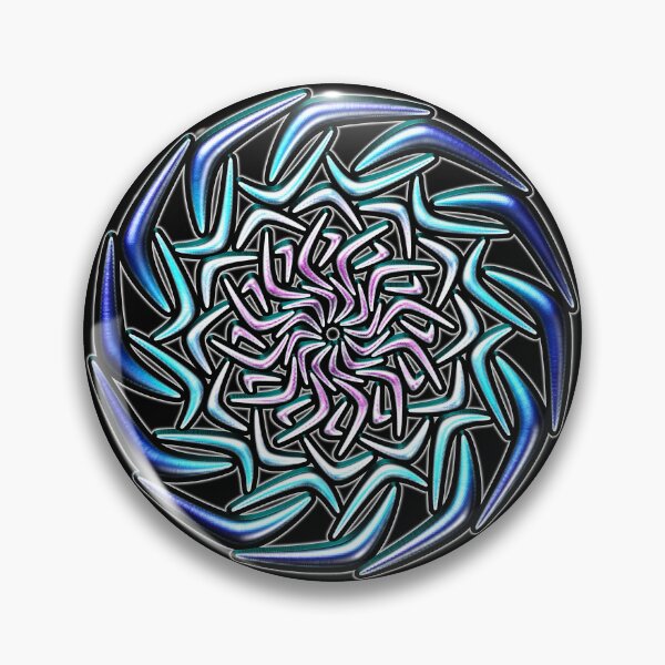 Item preview, Boomerang Bends Mandala designed and sold by FalcoSkyWolf.
