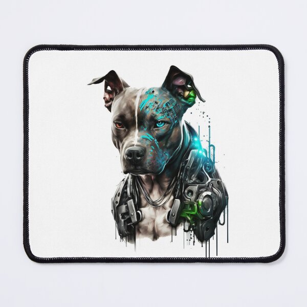 Item preview, CyberPunk DJ Pitbull #3 designed and sold by OregonArtForAll.