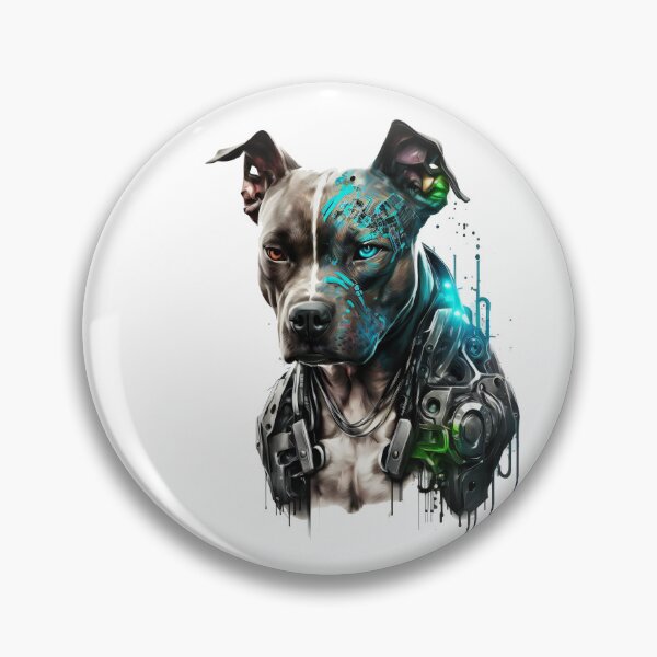 Artikelvorschau, CyberPunk DJ Pitbull #3 entworfen und verkauft von OregonArtForAll.